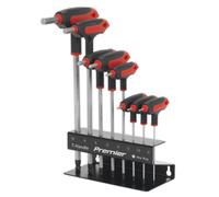 Sealey Tête Ronde Clé Hexagonale Set 8pc Poignée en T Métrique AK7195