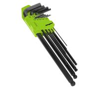 Sealey Tête Ronde Clé Hexagonale Set 9pc Extra-Long Impérial S01099