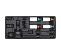 Sealey Tool Tray with Impact Socket & Adaptor Set 15pc