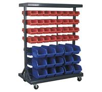 Sealey tps94 Portable Système de Rangement Bin avec 94 Poubelles