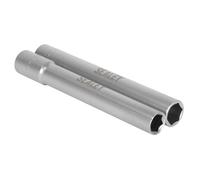 Sealey Très Profond Douille Set 10 12mm 2pc 1cmSq Drive 120mm Long SX1012