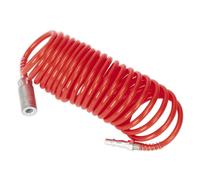 Sealey Tuyau D'Air Enroulé PE 5M X 5Mm Avec Raccords À Dégagement Rapide SA305