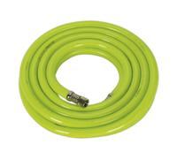 Sealey Tuyau D'Air Haute Visibilité 5M X 10Mm Avec Raccords 1/4"BSP AHFC538