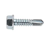 Sealey Vis Auto-Perceuses 6,3 X 25Mm Tête Hexagonale Zinc Paquet De 100 SDHX6325