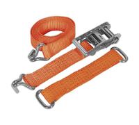 Sealey Voiture Transporteur Cliquet Bracelet 50mm X 3M Acier Roue - Simple