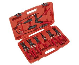 SEALEY vs1662 Tuyau Clip Retrait outil Set (9 pièces)