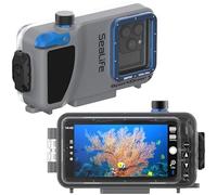 SeaLife SportDiver S Boîtier compact pour smartphone - Plongée jusqu'à 30 m, photographie étanche, contrôle facile de l'appareil photo, avec alarmes de fuite, s'adapte à tous les iPhones et la plupart
