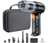 SEALIGHT Aspirateur à Main, 7 in 1 Aspiration Super Puissante Aspirateur Voiture Puissant sans Fil, Moteur sans Balais, Mini Aspirateur de Voiture avec Boîte de Rangement pour Canapé Maison Voiture