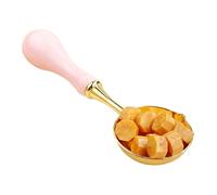 Sealing Wax Spoon - Ergonomic Fire Paint Wooden Handle Sealing Spoons | Easy To Use Waxs Sealiing Stamp Melting Spoon For Sealiing Wax Stamp Envelope Craft Wedding Party Invitations