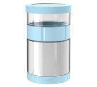 Sealomg Récipient de fermentation en verre antidérapant avec couvercle amovible à large ouverture Passe au lave-vaisselle 1,587,6 g Double compartiment pour cornichons