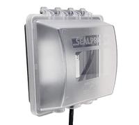 Sealproof Double cache-prise résistant aux intempéries | Protection de prise à deux vitesses, verrouillable, conforme UL-Extra Duty, 45 configurations