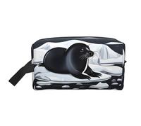 Seals on Ice Trousse de toilette de voyage grande capacité pour organiser les articles de toilette et les petits articles adaptée pour les voyages quotidiens et la salle de sport