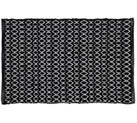 Sealskin Boho tapis de bain 60x90 cm rectangulaire noir 800101