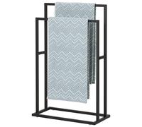 Sealskin Carre Porte-serviettes autoportant 48x24x78.5cm Noir mat 396130746