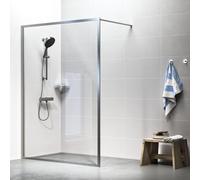 Sealskin Contour paroi de douche à l'italienne type A3 98 cm de large, 200 cm de haut, inox, verre de sécurité transparent 6 mm CCDA30986325100