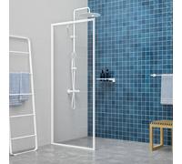 Sealskin Contour paroi de douche walk-in 90 cm blanc mat/verre transparent CDA30886025100