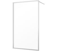 Sealskin Contour paroi de douche walk-in 90 cm brossé/verre transparent CDA30886325100