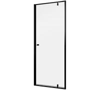 Sealskin Contour porte de douche 90 cm à ouverture basculante noir mat/verre transparent CD200906195100