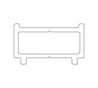 Sealskin Contour Profilé d'extension 1cm de large et 200cm de haut Gris mat CCD800106140000