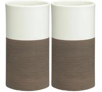 Sealskin Doppio, Gobelet Porcelaine, Marron (Lot de 2)