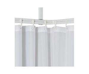 Sealskin Douchegordijnstangenset Easy-Roll wit432042