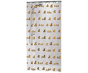 Sealskin Duckling, Rideau de douche, PEVA, 180x200 cm, Jaune