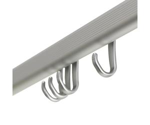 Sealskin Easy Roll, Tringle rideau, Barre de Douche Angle Universelle, Longueur Adaptable, Plusieurs Combinaisons en L ou U, A percer, Fixations et support de plafond inclus, Acier Inoxydable