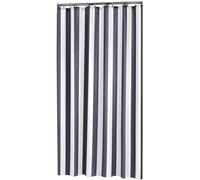 Sealskin Linje, Rideau de douche, Polyester, Bleu, 180 x 200 cm