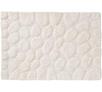 Sealskin Pebbles, Tapis de bain, Coton, Ivoire