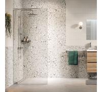 Sealskin Pure paroi de douche walk-in 100 cm chrome brillant/verre transparent PU011006265100