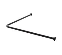 Sealskin Seallux Barre rideau de douche - 2.8x2.8x90cm - angle - noir 800619