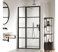 Sealskin Soho porte 2 pièces version gauche 120x210cm verre noir-transparent CKB171206195100