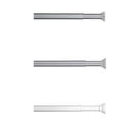 sealskin Tringle Extensible pour Rideau de Douche, 2 x 2 x 70-115 cm, Acier Inoxydable, Blanc