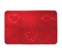 Sealskin Tack, Tapis de Bain, Acrylique, 60 x 90 cm, Rouge