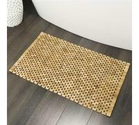 Sealskin Woodblock, Tapis de bain, Teck, 52x90 cm, Marron