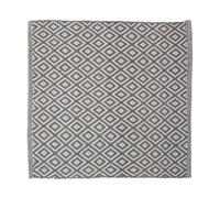 Sealskin Trellis tapis de bain 60x60 cm carré gris 800108