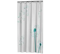 Sealskin Vento, Rideau de Douche, Polyester, 180 x 200 cm, Aqua