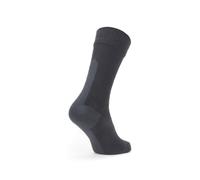 Sealskinz Briston Waterproof All Weather Mid Length Sock with Hydrostop Black/Grey Unisex