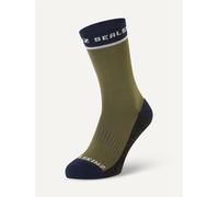 Sealskinz Mid-Length Cycling Socks Olive (there is no difference between en-GB and fr-FR for this word) Petit Unisex