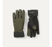 SEALSKINZ Sous-gants de sport Stanford, imperméables, toutes saisons, vert olive/noir, taille L