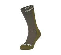 Sealskinz Waterproof Cold Weather Mid Length Sock Starston Chaussettes mi-Longues imperméables pour Temps Froid, Vert Olive, XL Mixte