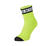 SEALSKINZ unisexe chaussette imperméable Hydrostop de taille moyenne pour le temps chaud - jaune/noir/blanc, L