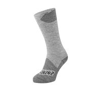 Sealskinz Waterproof All Weather Mid Length SOCK Mixte Adulte, Grey/Grey Marl, FR : M (Taille Fabricant : M)
