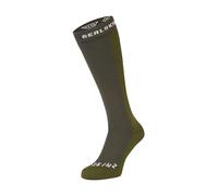 Sealskinz Waterproof Cold Weather Knee Length Sock Worstead Chaussettes imperméables pour Temps Froid, Vert Olive, S Mixte