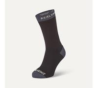 Sealskinz Waterproof Warm Weather Mid Length Sock Noir/Gris Xlarge Unisex