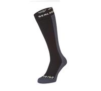 Sealskinz Waterproof Cold Weather Knee Length Sock Worstead Chaussettes imperméables pour Temps Froid, Noir, S Mixte