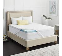 Sealy Mattress Topper Surmatelas en Mousse à mémoire de Forme, Blanc, Queen Size