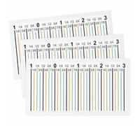 Seam Allowance Sticker for Sewing Machine, with clear scale marks，3PCS | Sewing Machine Seam Allowance Guide Sticker, Durable paper guide tape, High-Contrast Visual Alignment Helper