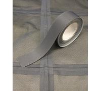 Seam bande d'étanchéité T-2000X -Adhésif thermofusible 3-couche étanche - 5 mètres - appliquer de fer électrique (Gris foncé, 28mm Largeur)
