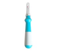 Seam Remover with Ergonomic Silicone Handle for Sewing Crafts | Durable silicone material, sharp hidden blade for precise stitching, designed for sewing Bleu clair